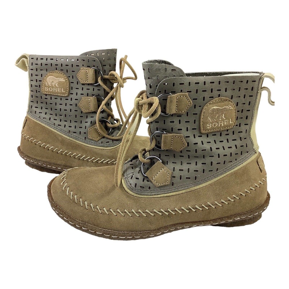 Sorel Shoes Sorel Joplin Leather Suede Waterproof Winter Boots Size US 7 NWOB
